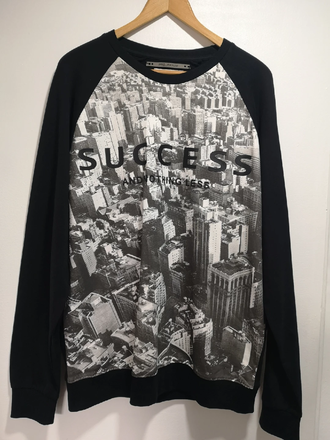Projek Raw Black N' Blanc Sweatshirt - Size L