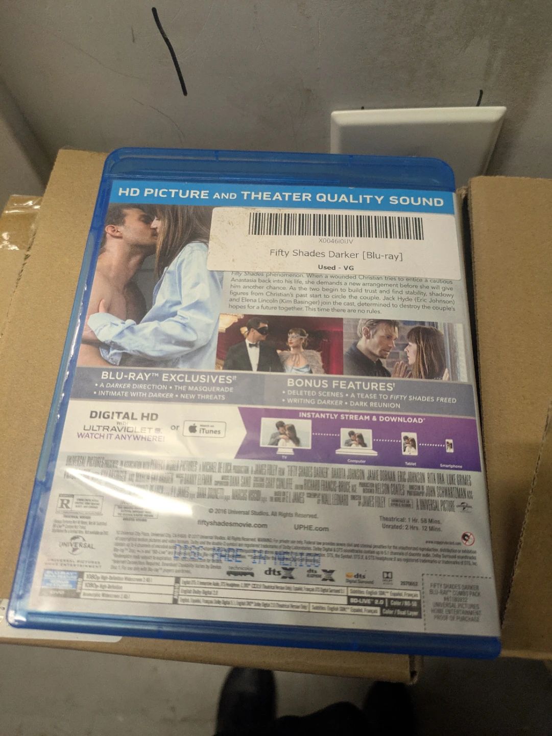 Fifty Shades Darker Blu-ray + DVD + Digital HD - photo 4