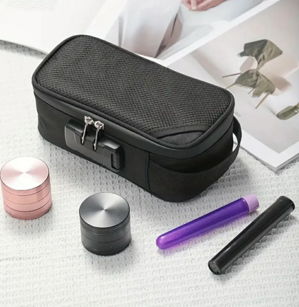 Smell Proof Bag with Lock, Case Containers for Travel image indicator(4)