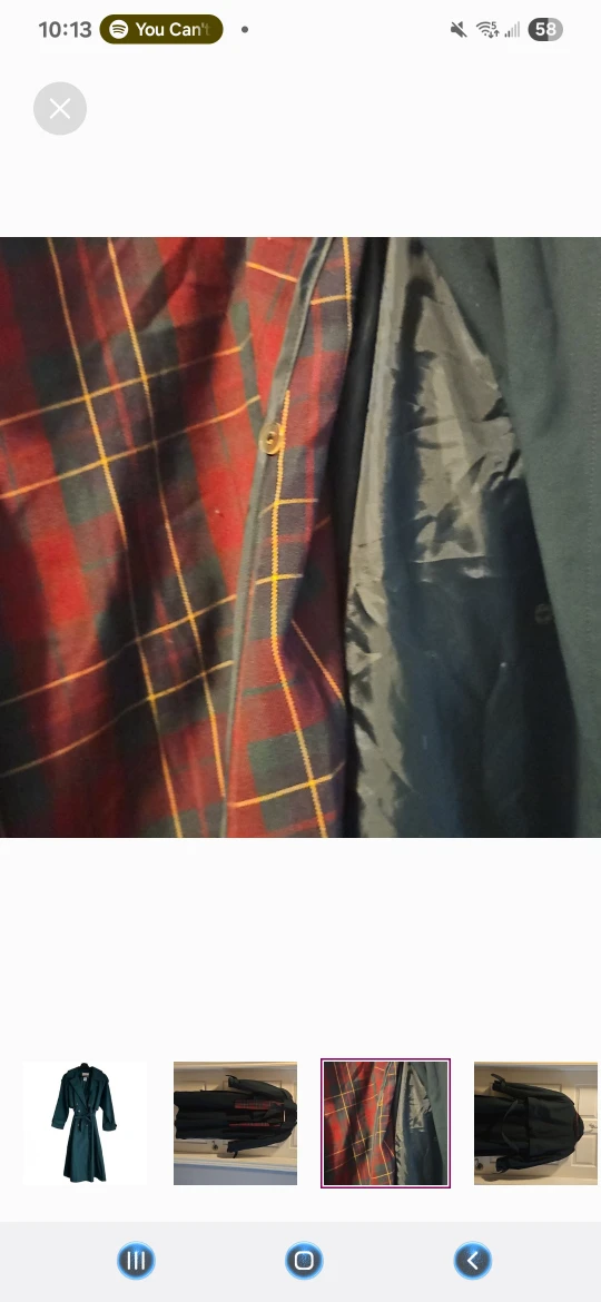 Sequence Trench Coat - Size 12 - photo 4