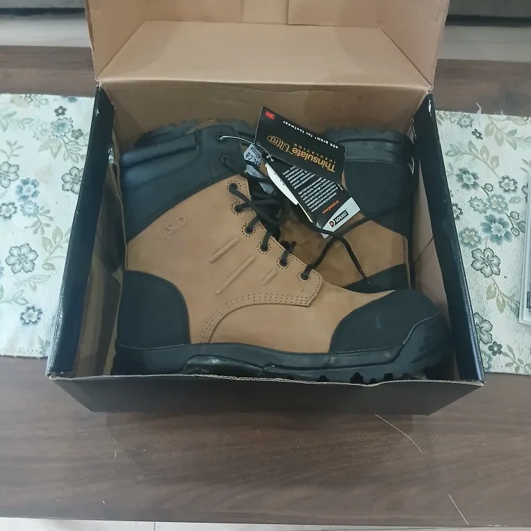New L.S.D. GSD-9406 Safety Work Boots - Size 10