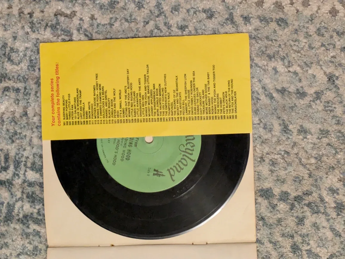 Walt Disney Disneyland Records & Book