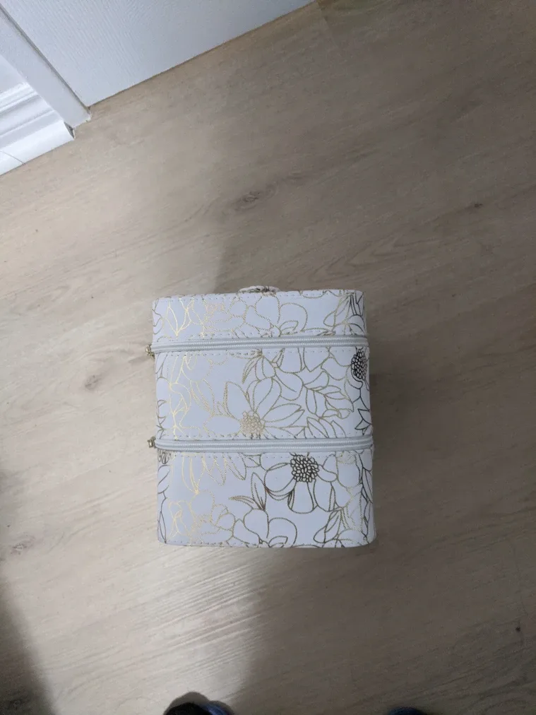 Makeup Organizer Case - Floral Pattern image indicator(4)