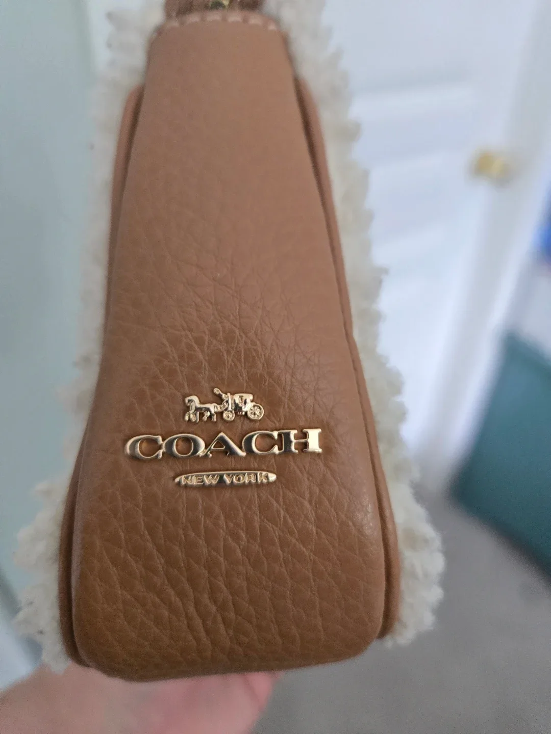 Coach Shearling Baguette Bag image indicator(2)