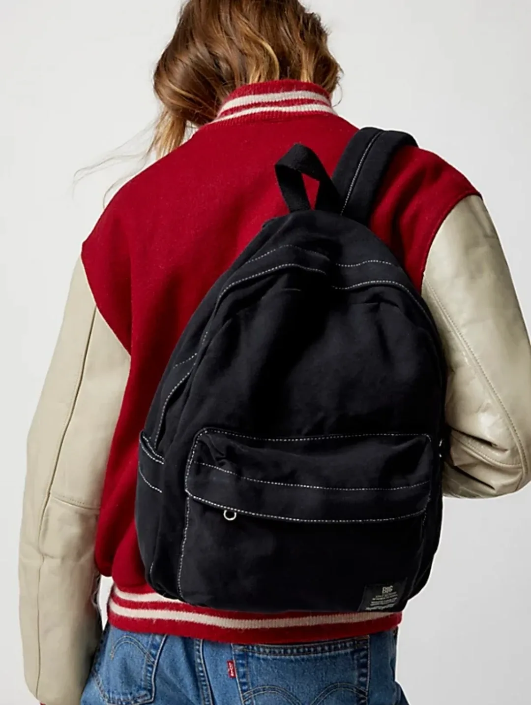 BDG Black Denim Backpack