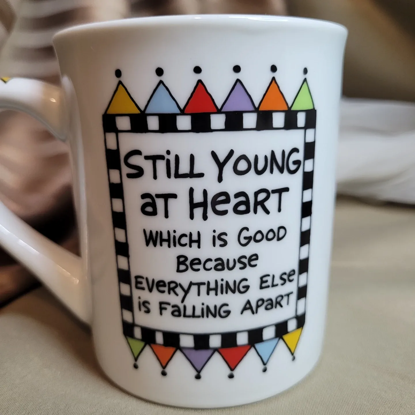 4 1/4" x 3 1/2" - 40 Years Old Mug image indicator(2)