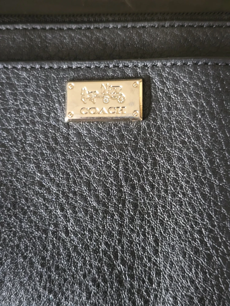 Coach Black Leather Wristlet - photo 3