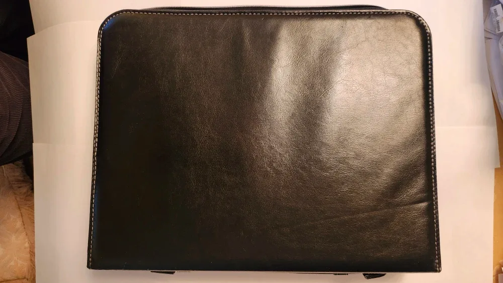 Brand New Grand & Toy Zipper Padfolio - Black image indicator(7)