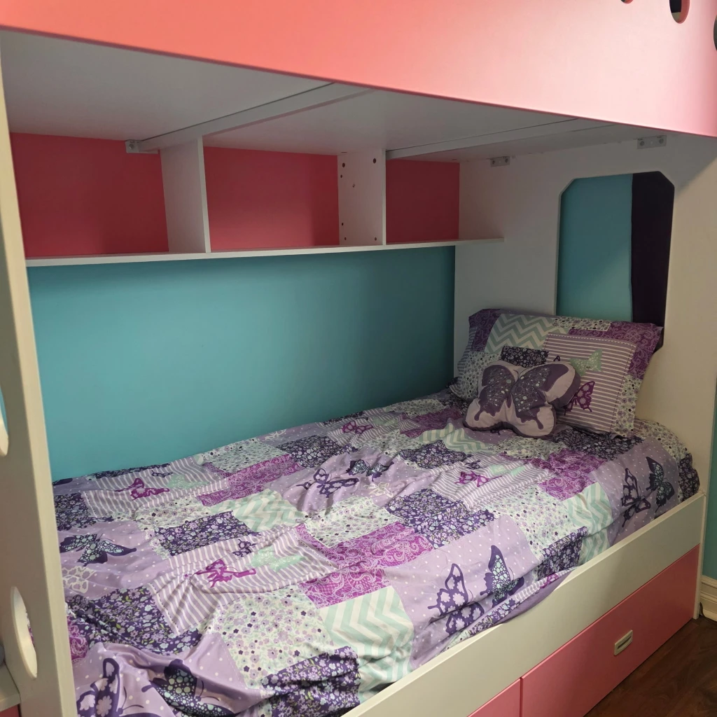 JYSK Pink and White VIGGO Bunkbed - photo 3
