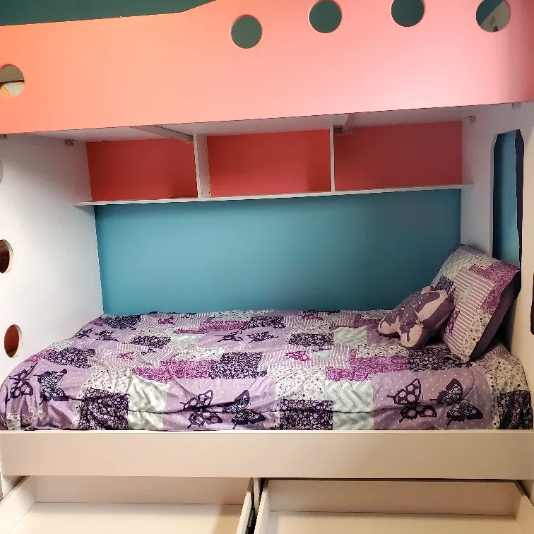 JYSK Pink and White VIGGO Bunkbed image indicator(4)