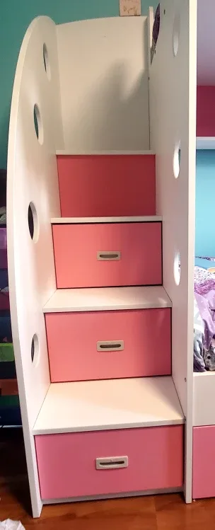 JYSK Pink and White VIGGO Bunkbed image indicator(5)