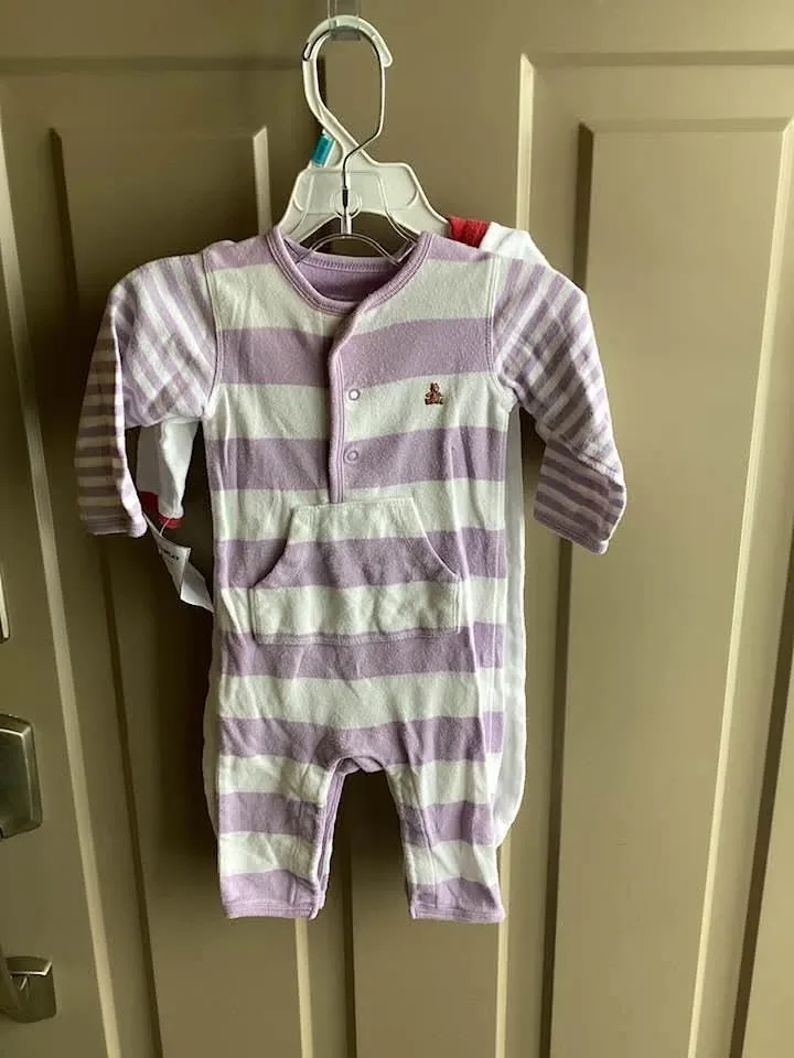 Girls sz 3-6 months onesies, $3 each image indicator(3)