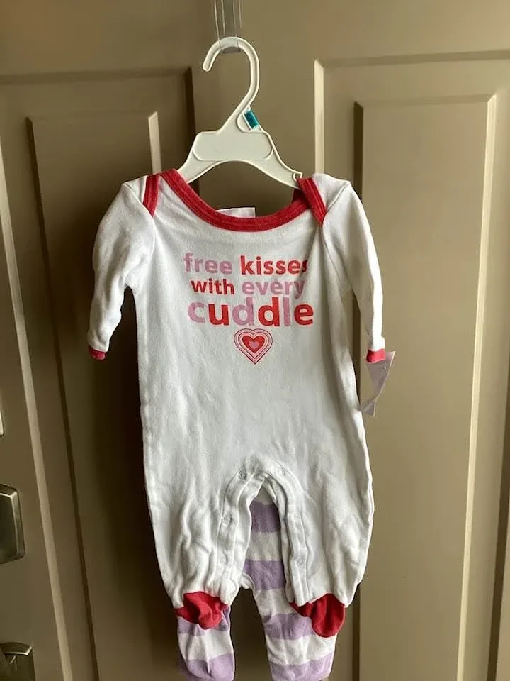 Girls sz 3-6 months onesies, $3 each image indicator(4)