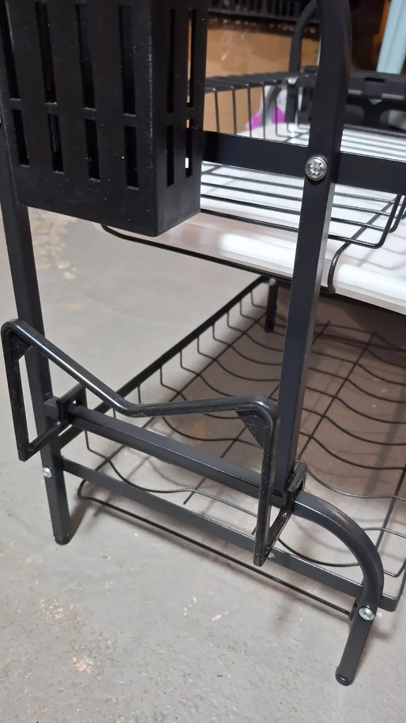 Black metal Dish Drying Rack image indicator(8)