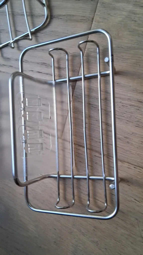 Three Shower Bathroom Shelves, Wall Mount  Stainless Steel image indicator(3)