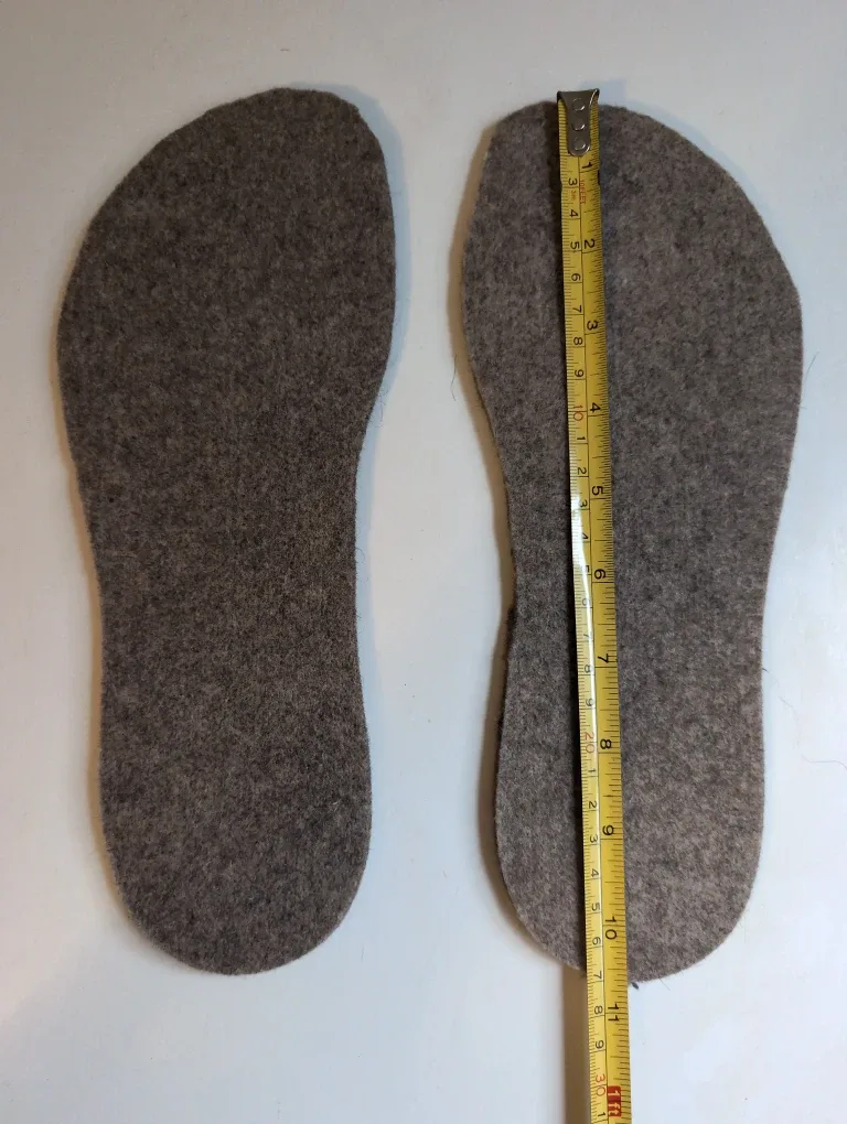 Wool Felt Shoe Insoles size 10 image indicator(2)