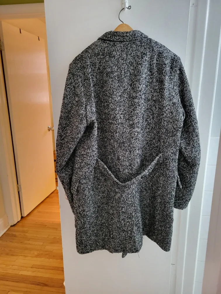 Scotch & Soda Herringbone Coat - Size XL image indicator(2)