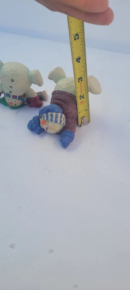 Set of 3 Snowman Figurines - photo 3