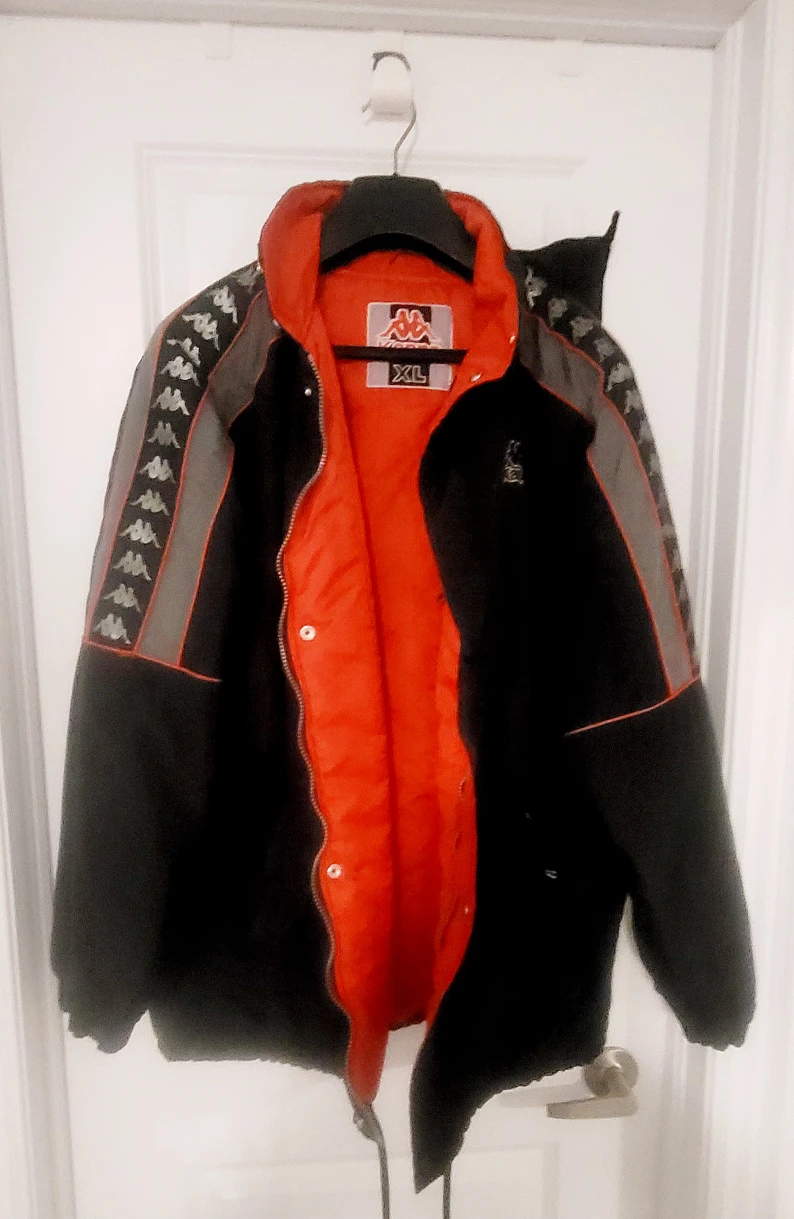 Kappa Black & red Winter Jacket - Size XL
