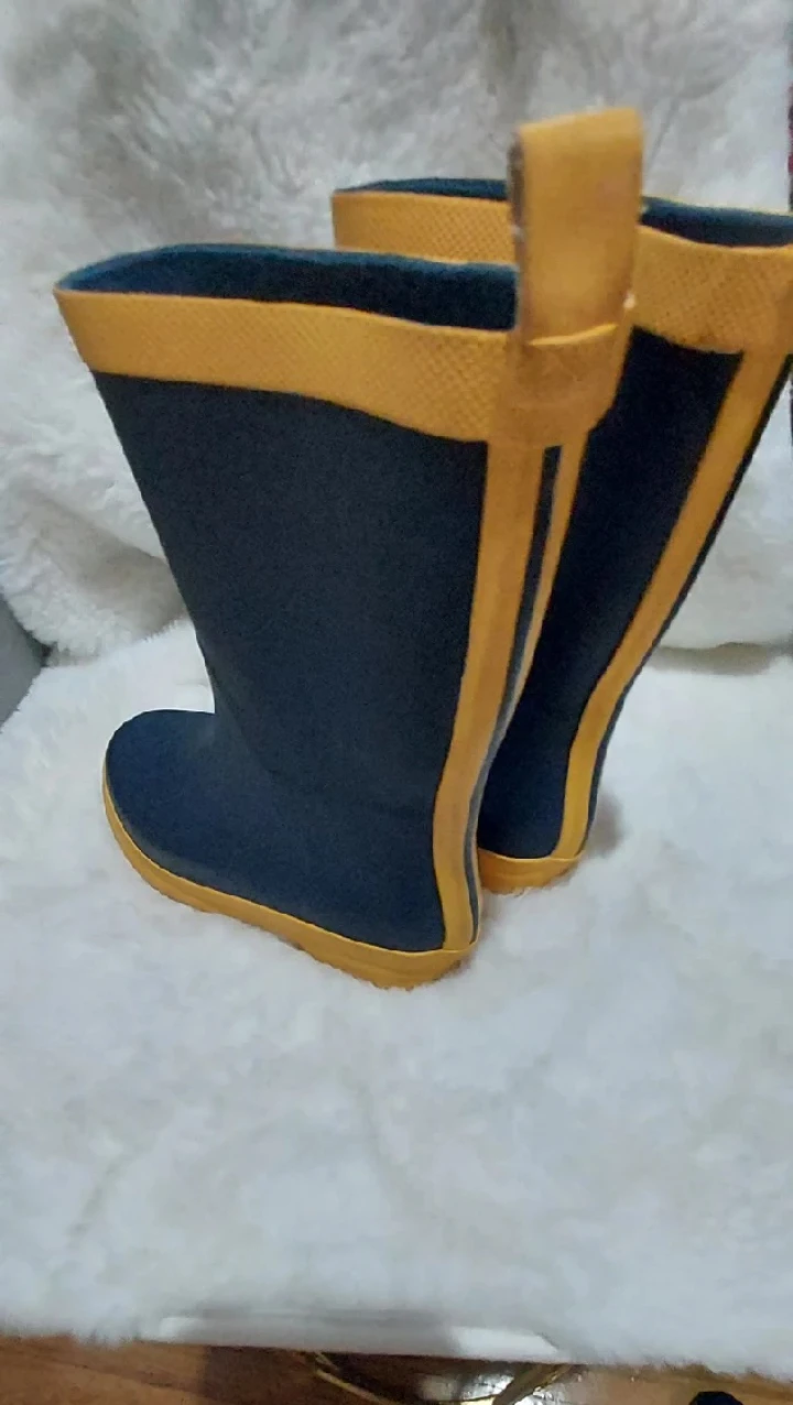 Hatley Kids Rain Boots - Blue & Yellow
