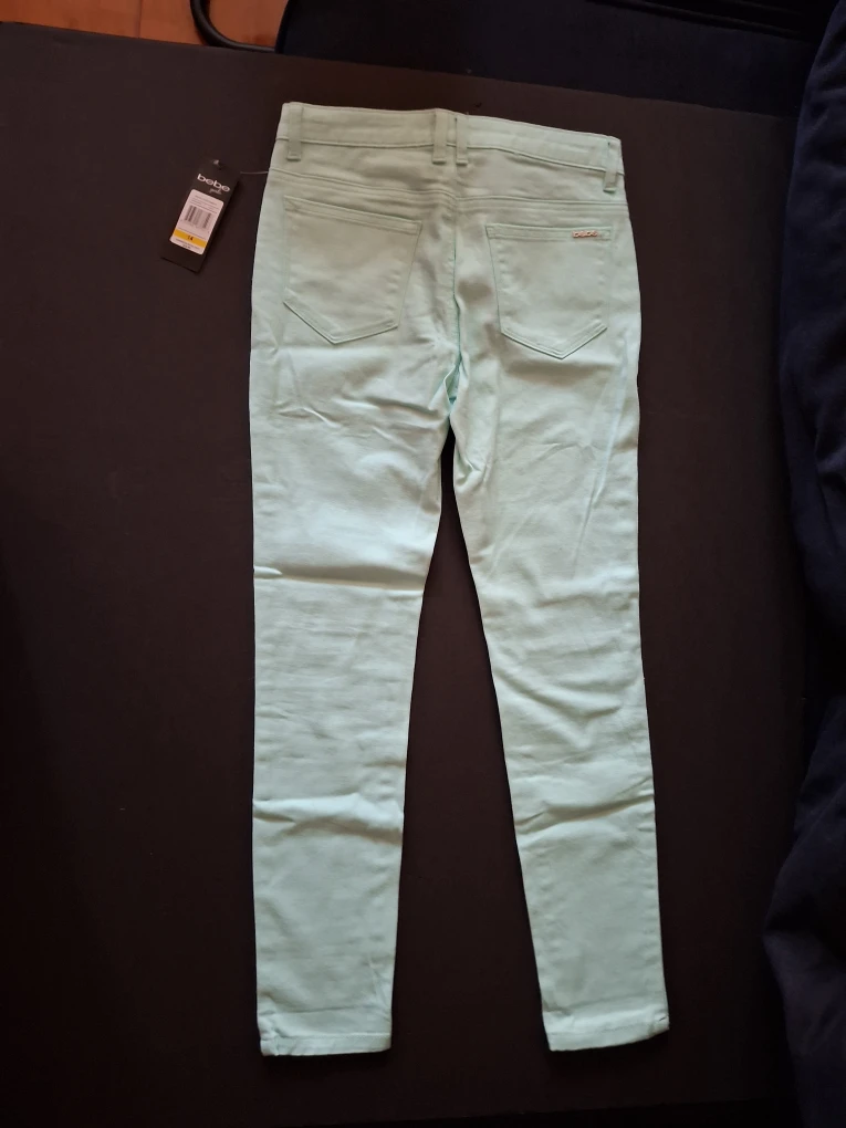 NEW Bebe girls jeans light blue - size 14 - photo 5