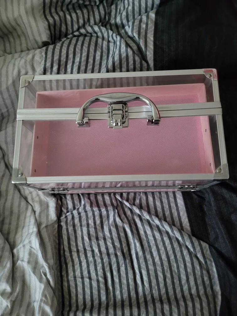 Pink Makeup Organizer Box - photo 3