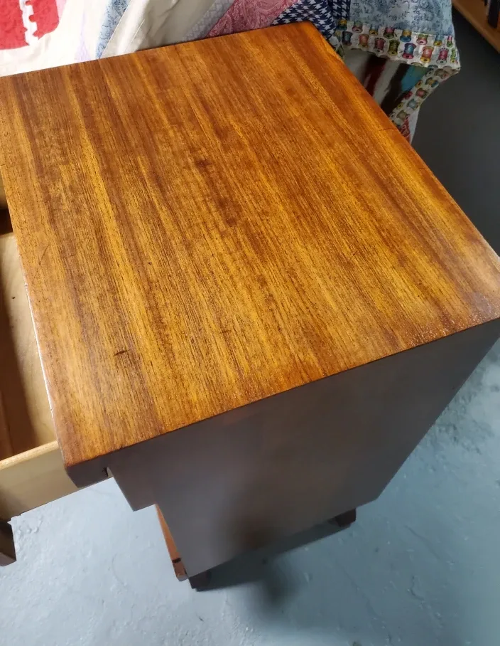 Vintage Wooden Side Table - 15x13x26 inches image indicator(3)