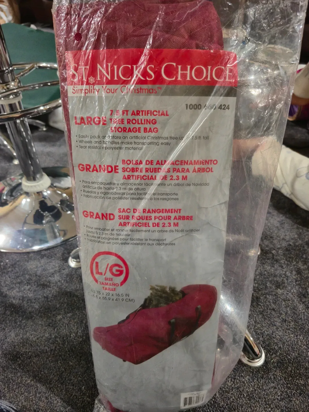 St. Nick's Choice Large Rolling Tree Storage Bag image indicator(6)