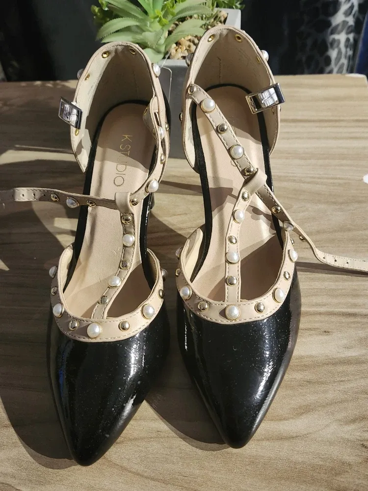 K Studio Black Heels - Size 36