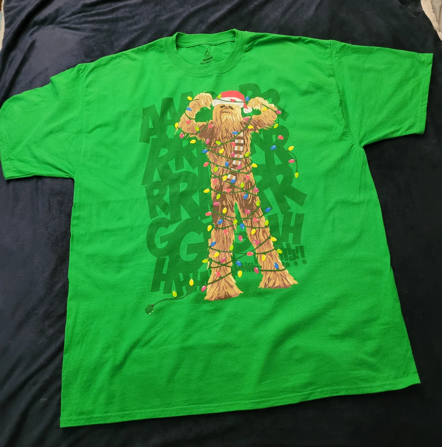 Disney Star Wars Chewbacca Holiday T-Shirt 2XL🥕