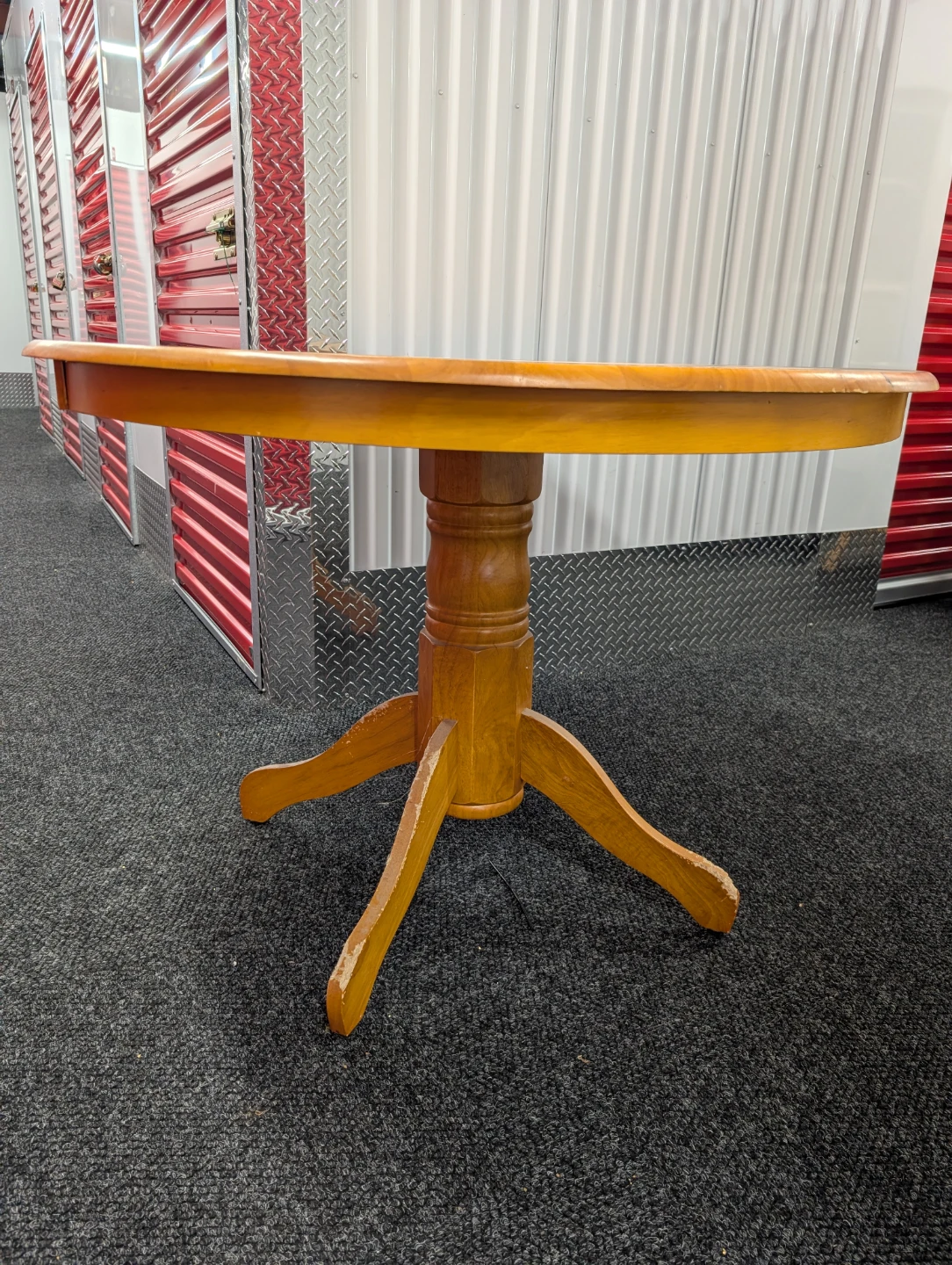 Round Wooden Dining Table - photo 2