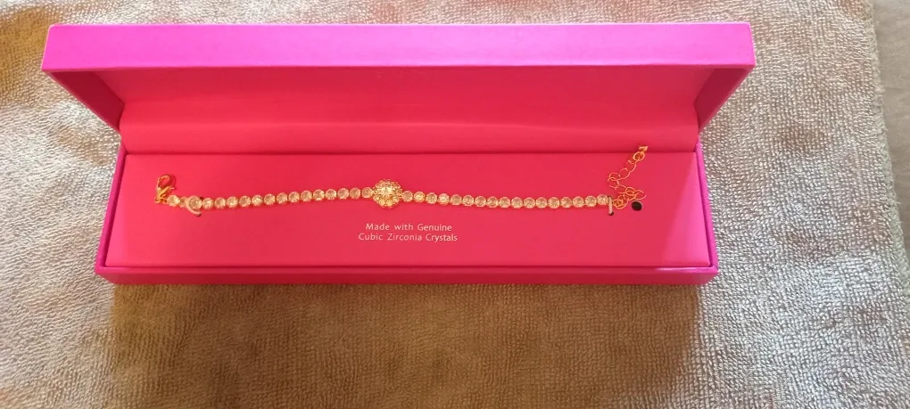 Eternity Cubic Zirconia Crystal Bracelet