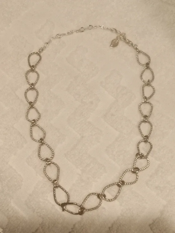 VINTAGE Sterling Silver Choker Necklace