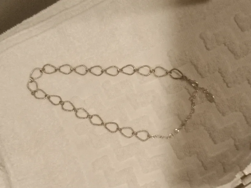 VINTAGE Sterling Silver Choker Necklace image indicator(4)