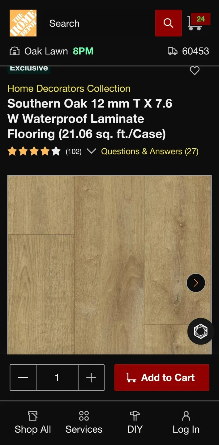 Home Decorators Southern Oak Laminate Flooring