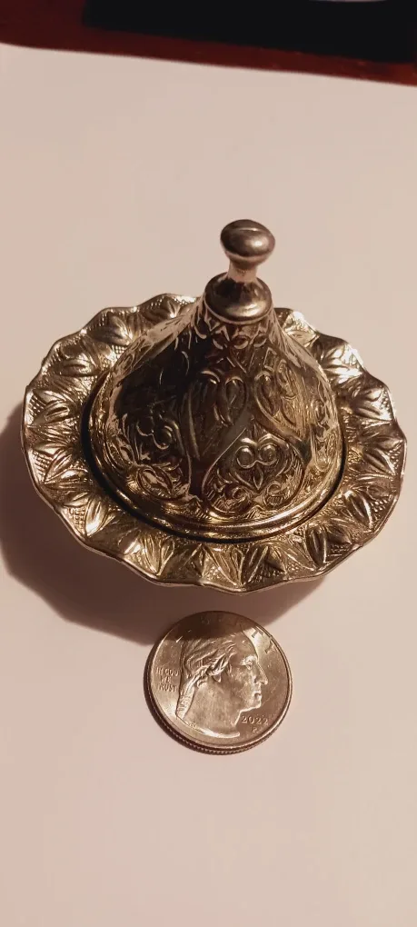 NEW !! Cute Arabic Small Sugar Cubes Dish with a Lid