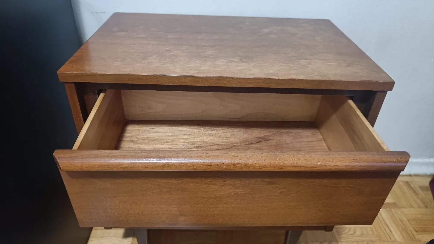 Wooden 2-Drawer Nightstand image indicator(2)