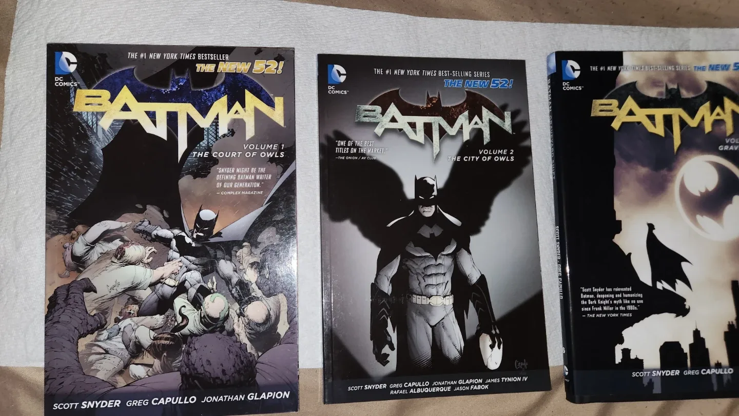 5 Batman Trade Paperbacks. $55 for all 5. Or Best Offer image indicator(2)