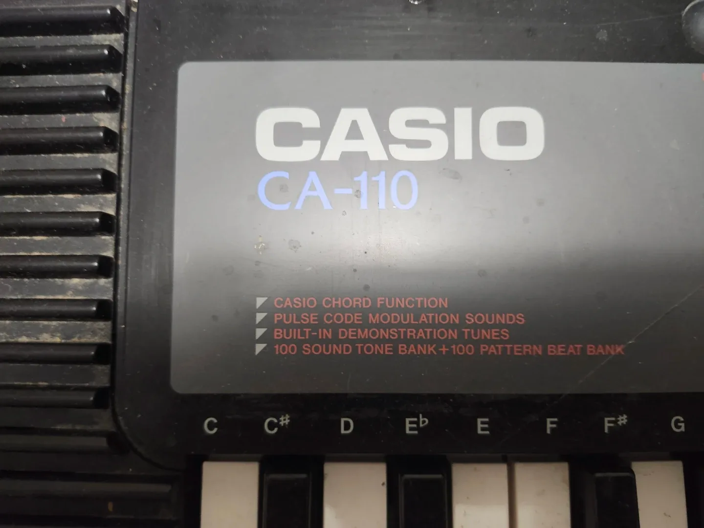 Casio CA-110 Keyboard image indicator(3)