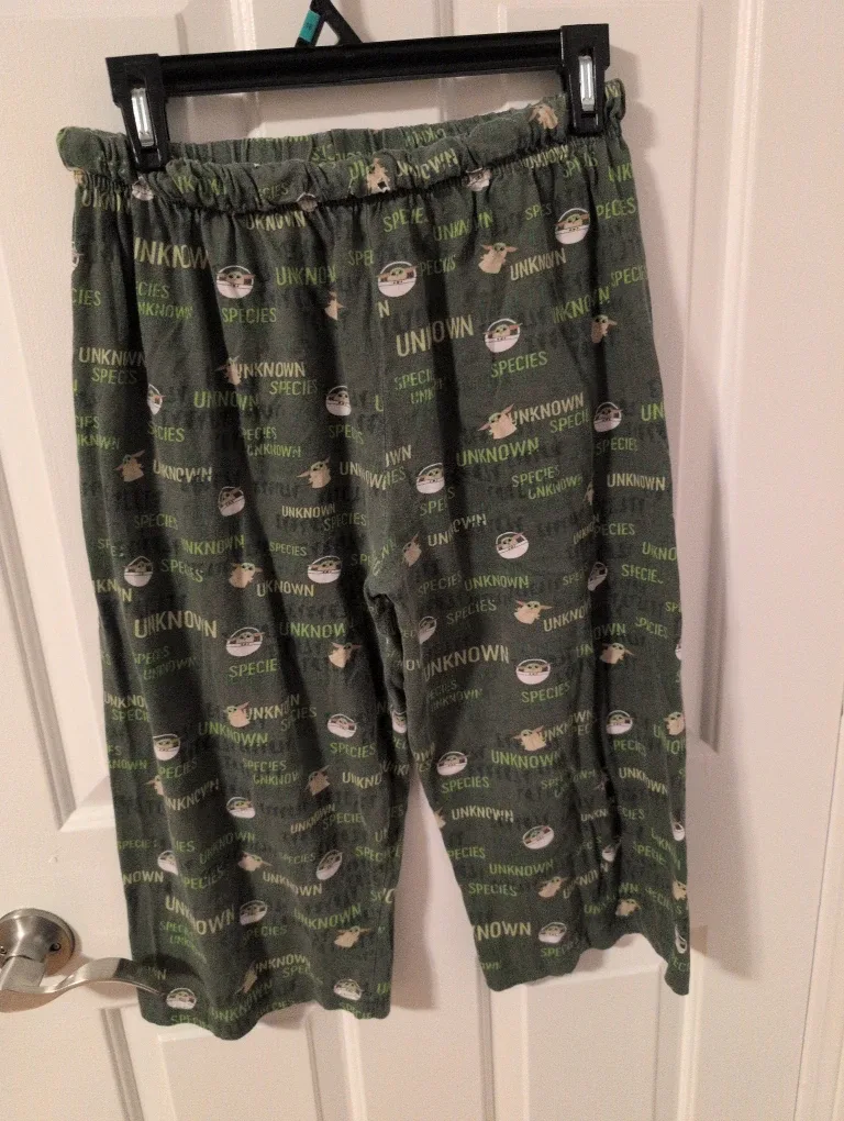 Star Wars Yoda Pajama Pants Size S or Kids L