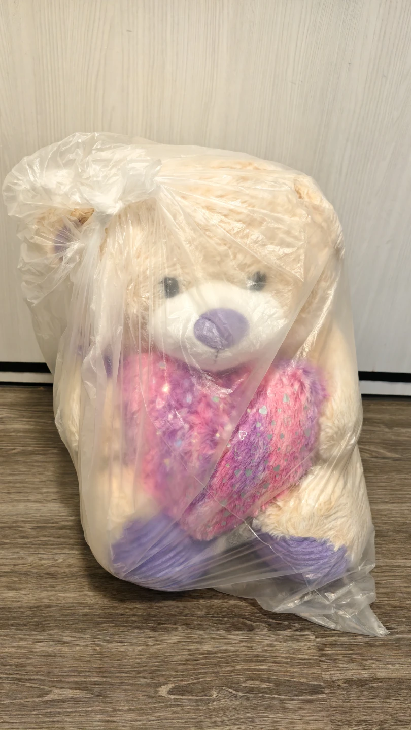 Teddy Bear with Heart [XL Lavender] - photo 3