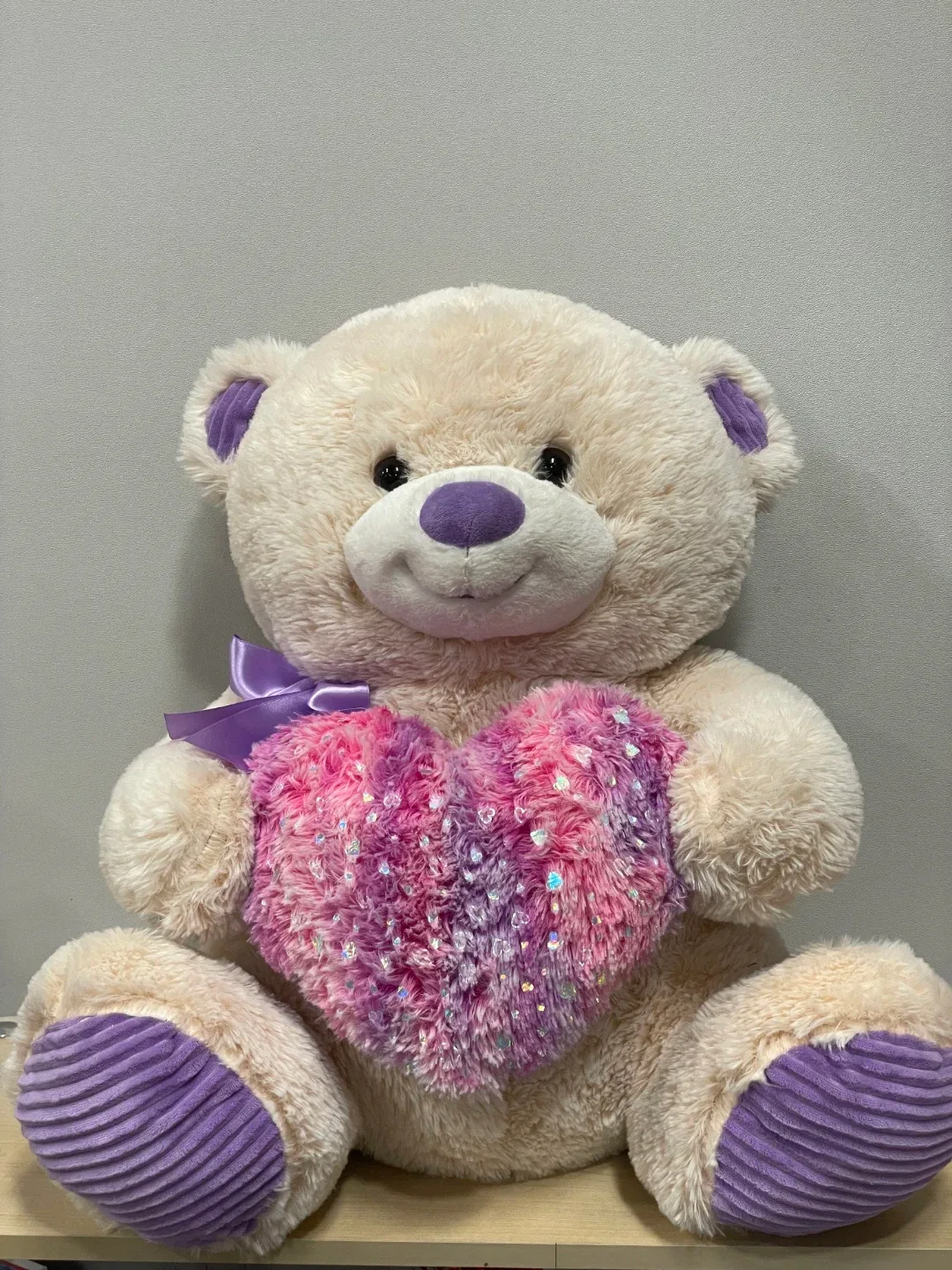 Teddy Bear with Heart [XL Lavender] image indicator(6)