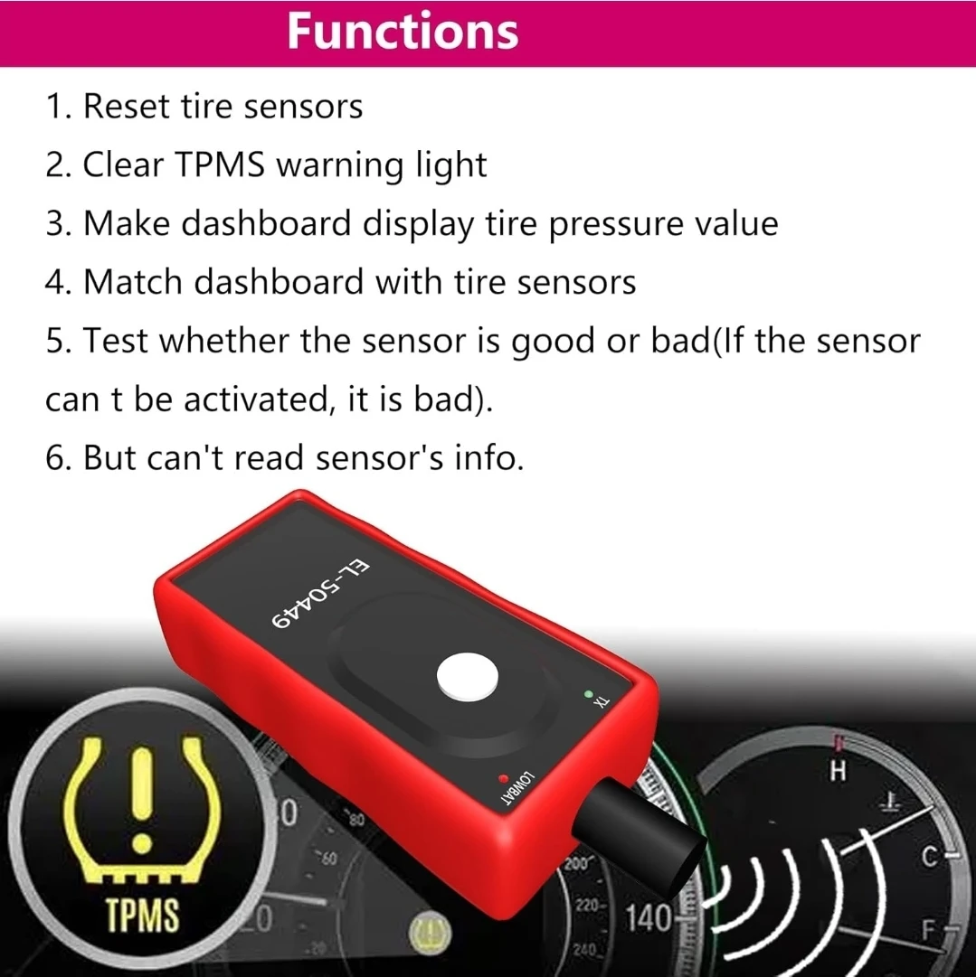 EL-50449 TPMS Relearn Tool for Ford, Lincoln, Mercury - photo 2