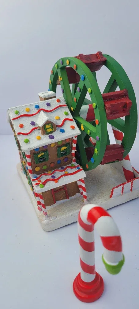 Gingerbread House Village Train Figurine image indicator(9)
