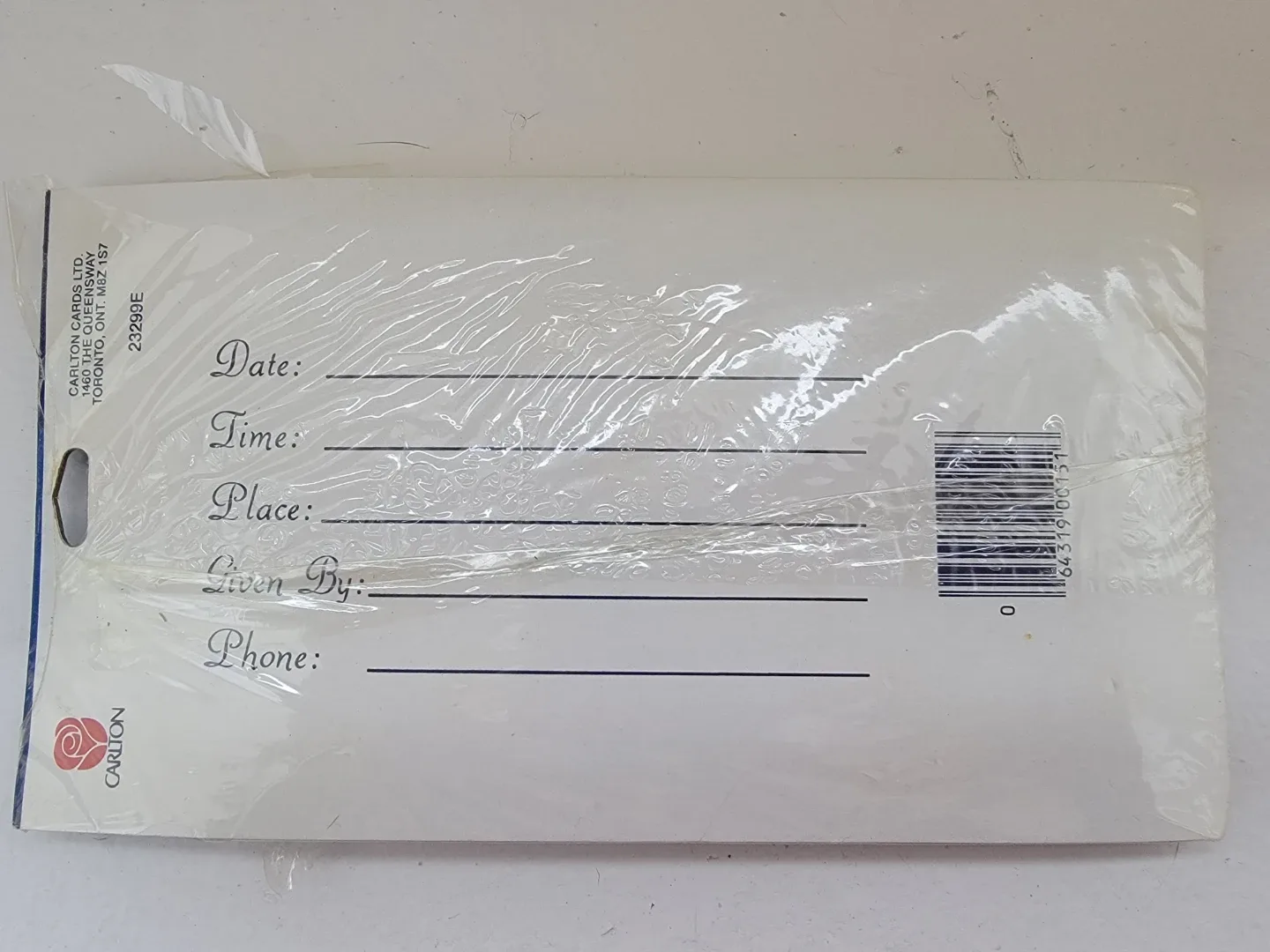 New Carlton Invitations - Still Sealed! image indicator(2)