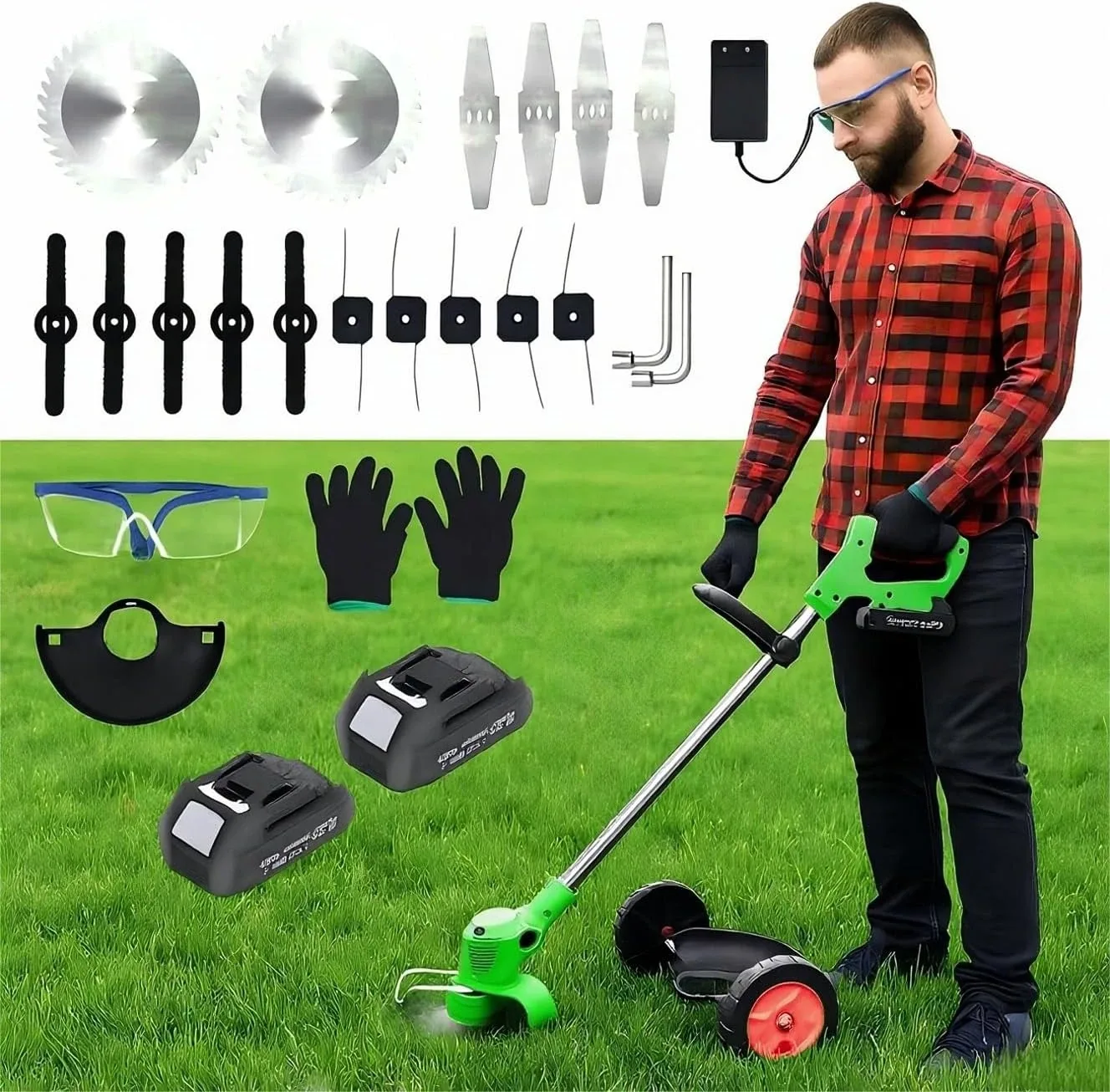 Brand New Battery Powered Weed Trimmer For Sale 🥕 image indicator(2)