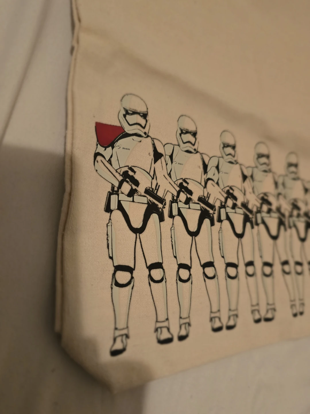 JAPAN Star Wars Stormtrooper Japan w/Pin Tote canvas Bag - photo 2