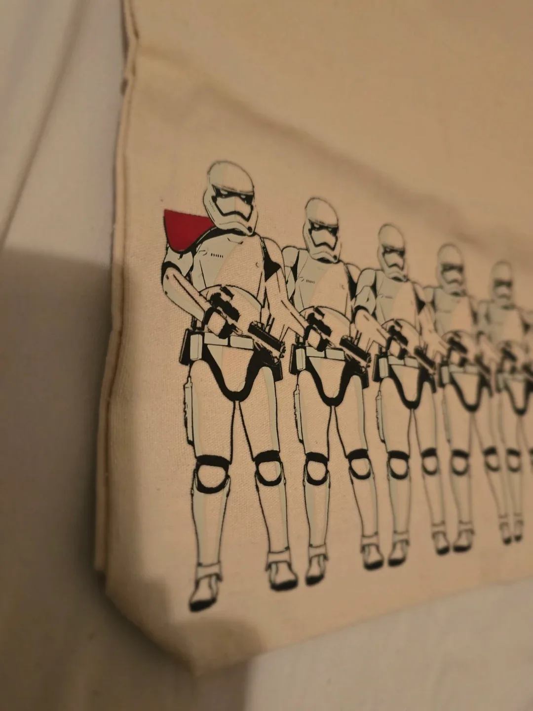 JAPAN Star Wars Stormtrooper Tote canvas Bag image indicator(2)
