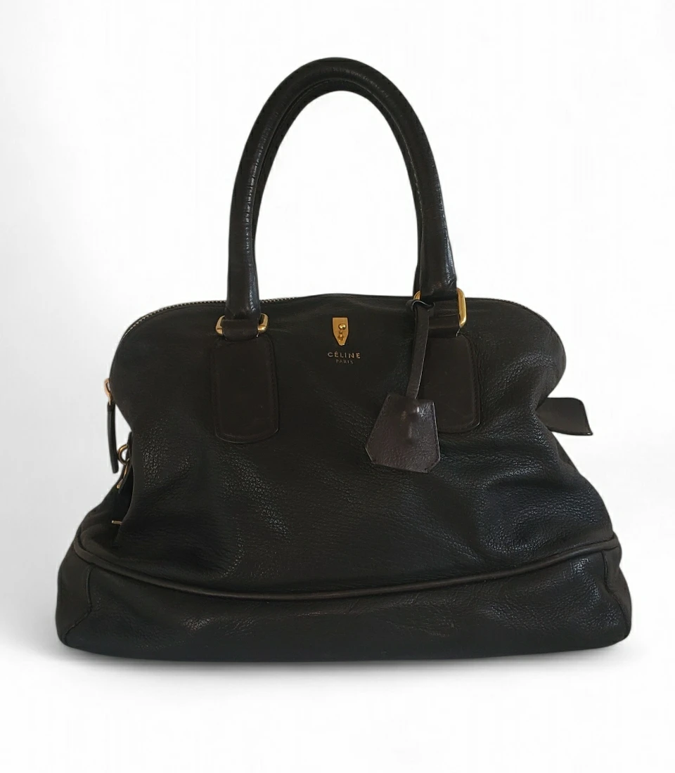 Vintage Celine Phoebe Philo Era Padlock Key Tote - photo 2
