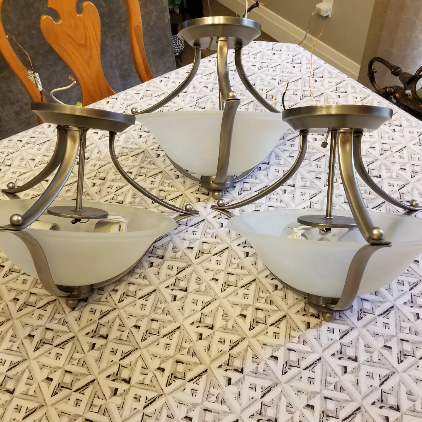 Set of 3 Ceiling Light Fixture image indicator(2)